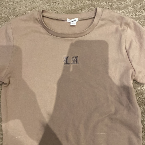 garage graphic embroidery crop top - Picture 2 of 2